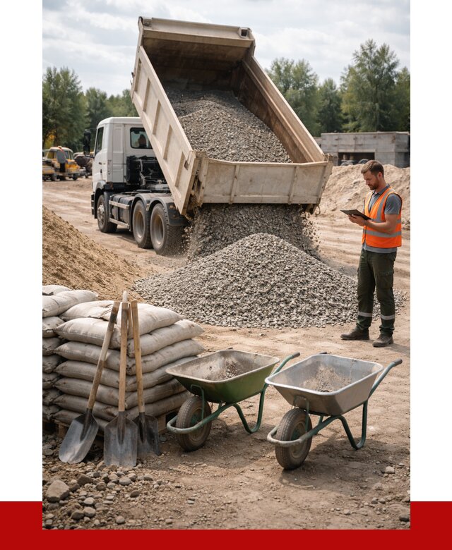 Доставка нерудных материалов в Твери от 1304 руб. | ПРОНЕРУДТвр