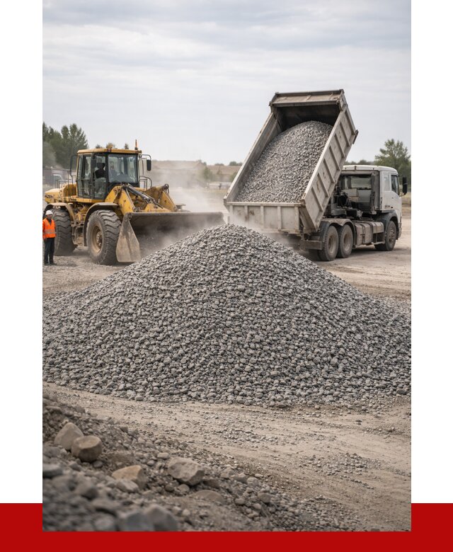 Купить щебень с доставкой в Твери от 2718 руб. | ПРОНЕРУДТвр