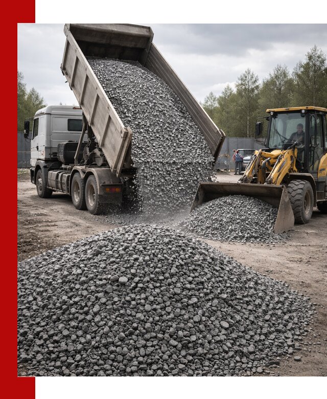 Доставка и продажа щебня гранитного в Твери
