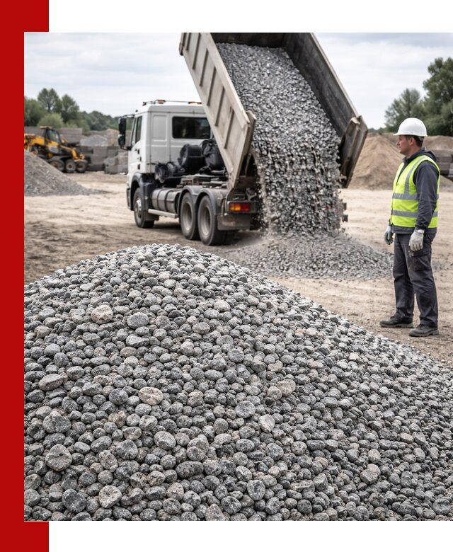 Доставка и продажа гранитного щебня фракции 5-20 в Твери