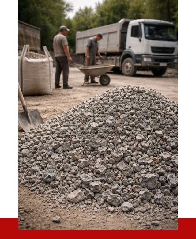 Гранитный щебень фракция 20-40 в Твери от 3478 руб. ПРОНЕРУДТвр