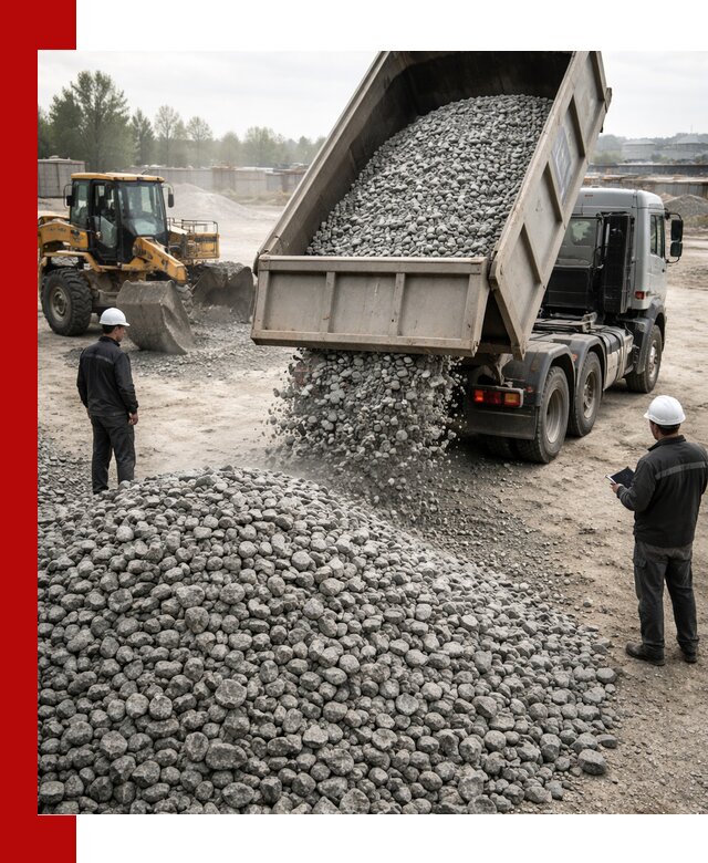 Доставка гранитного щебня фракции 20-40 в Твери