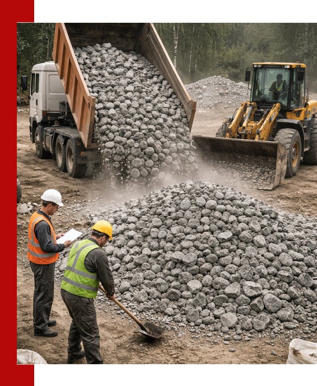 Гранитный щебень фракция 70-150 доставка в Твери