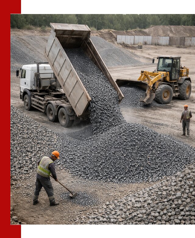 Щебень габбро-диабаз фр. 5-20 с доставкой в Твери