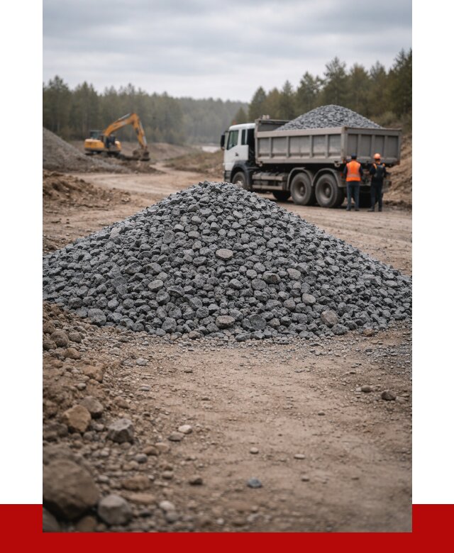 Щебень габбро диабаз фракция 40-70 в Твери от 2391 р-ПРОНЕРУДТвр