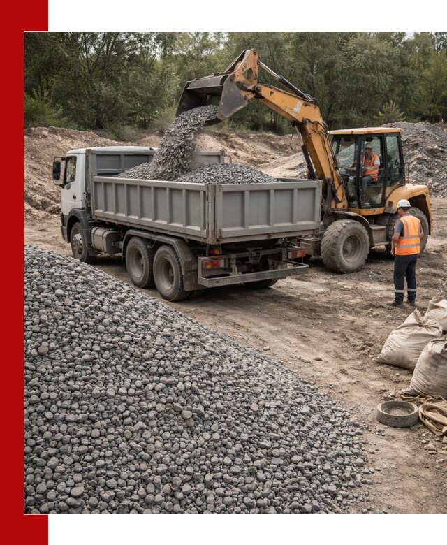 Доставка гравийного щебня в Твери оптом и в розницу
