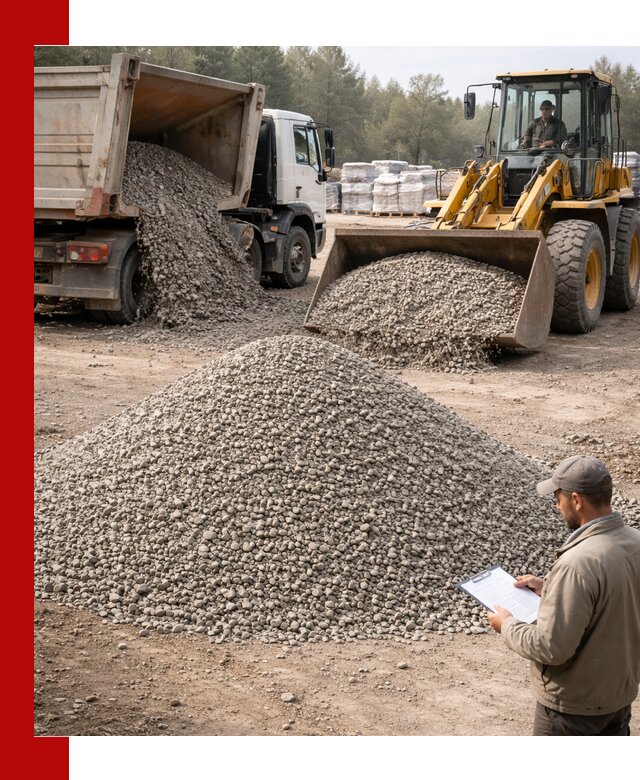 Гравийный щебень фракция 5–10 с доставкой в Твери