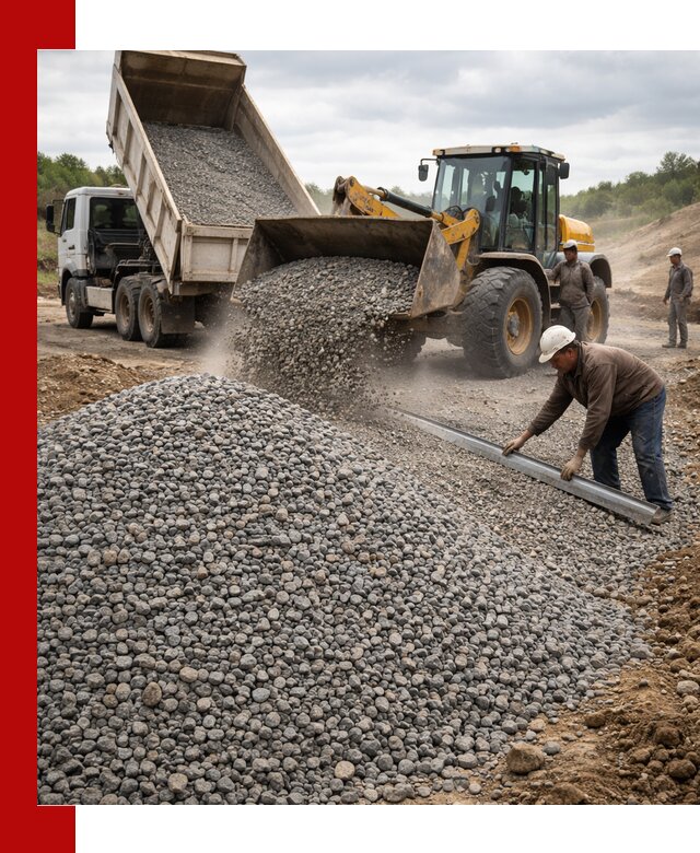 Гравийный щебень фракция 5-20 с доставкой в Твери