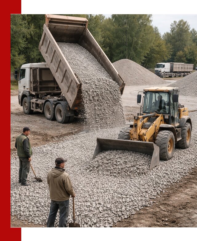 Купить гравийный щебень фракция 20-40 в Твери с доставкой