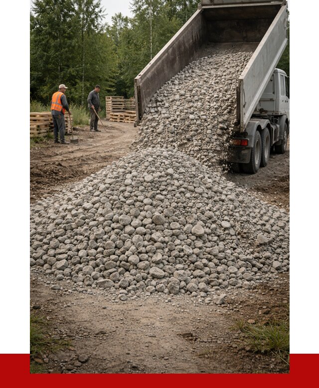 гравийный щебень фракция 70-120 в Твери от 2663 р. ПРОНЕРУДТвр