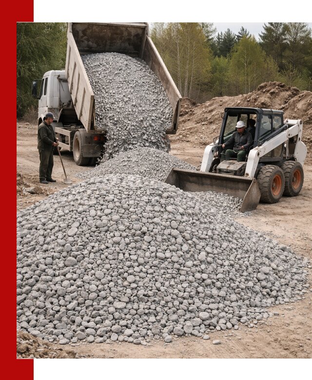 Доставка доломитового щебня в Твери напрямую от карьера
