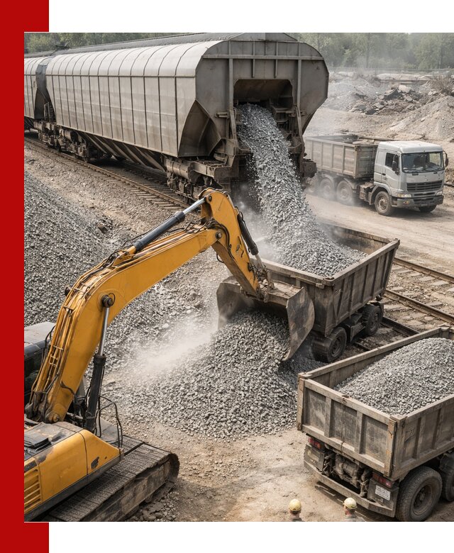 Доставка железнодорожного щебня в Твери крупными партиями быстрого отгруза