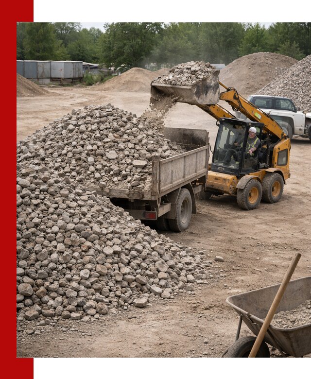 Доставка вторичного щебня в Твери для строительных работ