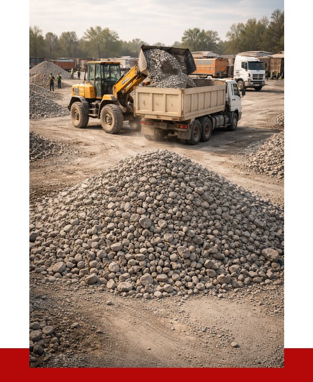 Вторичный щебень фракция 40-70 в Твери от 1891 р, ПРОНЕРУДТвр