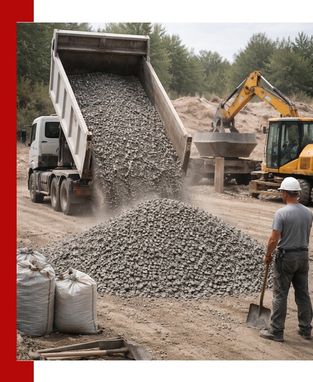 Доставка и продажа бетонного щебня в Твери