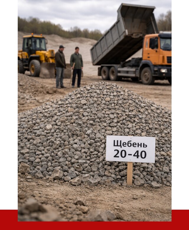 Бетонный щебень фракция 20-40 в Твери от 2663 р. | ПРОНЕРУДТвр