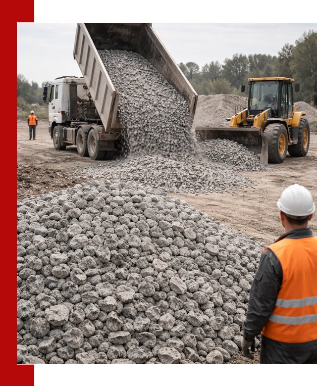 Доставка бетонного щебня фракции 20-40 в Твери