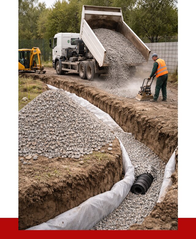 Щебень для дренажа в Твери от 2011 р., ПРОНЕРУДТвр доставка