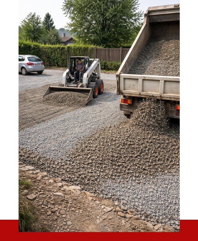 Щебень для парковки в Твери с доставкой от 1304 р.| ПРОНЕРУДТвр