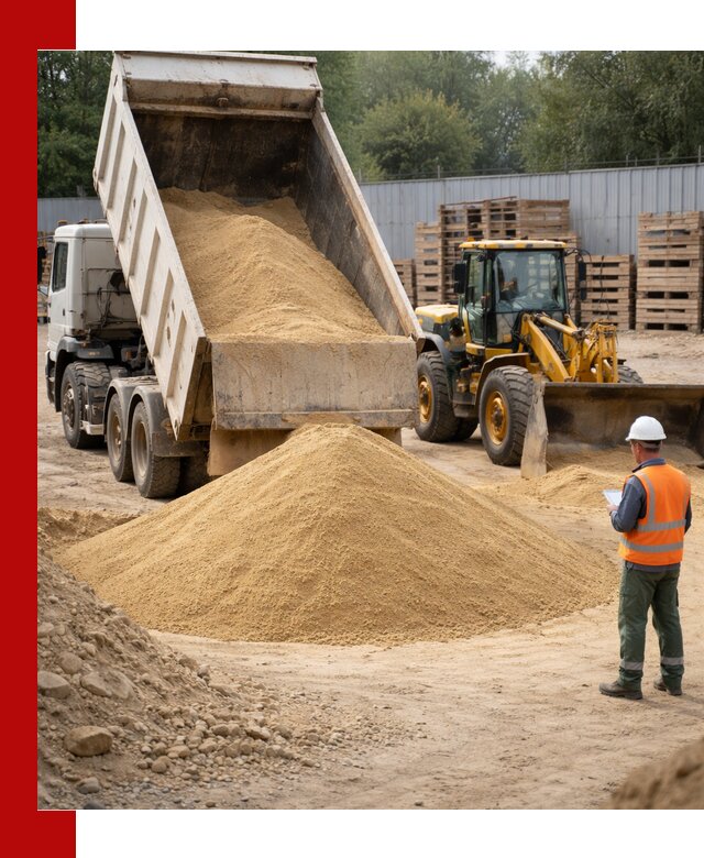 Доставка карьерного мелкозернистого песка в Твери
