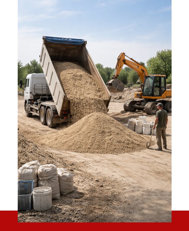 Купить речной песок в Твери от 1304 р. за куб | ПРОНЕРУДТвр
