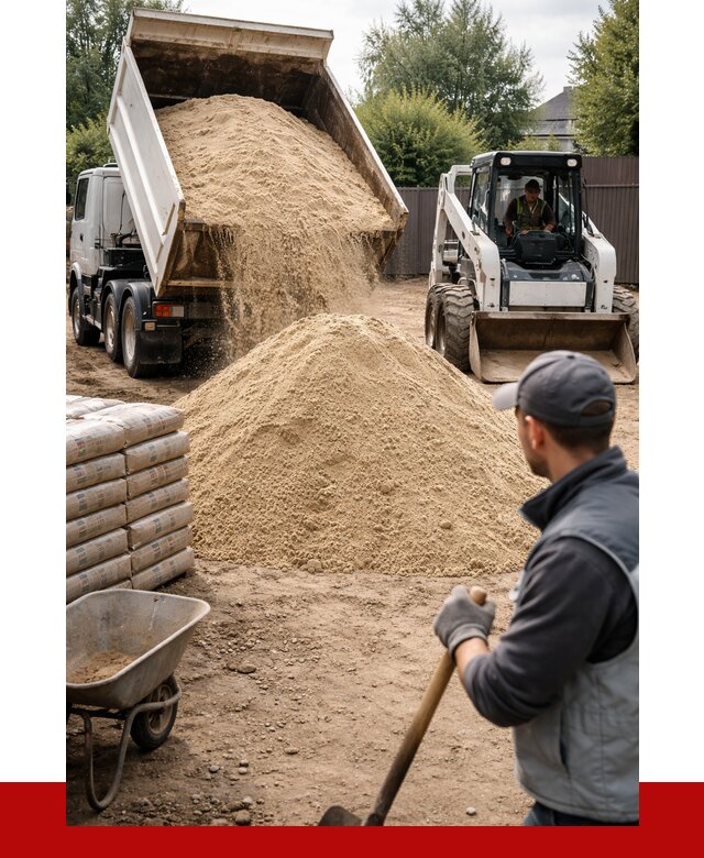 Мытый речной песок с доставкой в Твери от 1576 р. | ПРОНЕРУДТвр