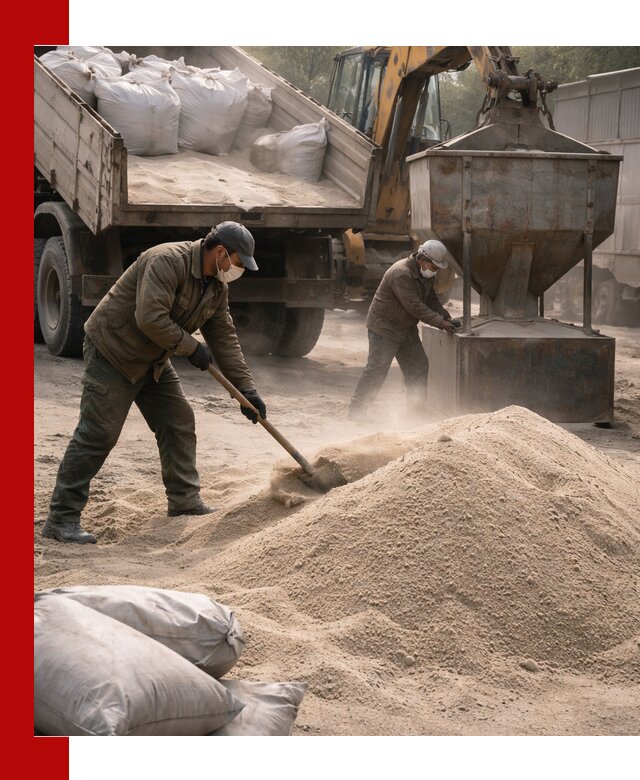 Кварцевый песок для пескоструя в Твери — доставка и качество