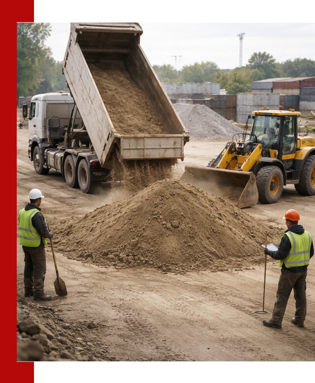 Доставка и продажа пескогрунта оптом и в розницу в Твери