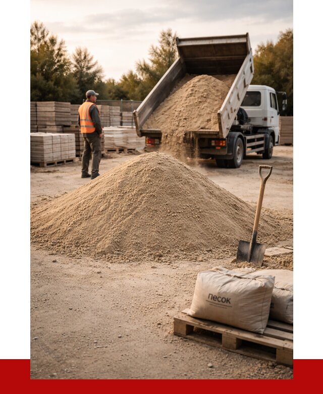 Купить сухой песок в Твери с доставкой от 2609 р. | ПРОНЕРУДТвр