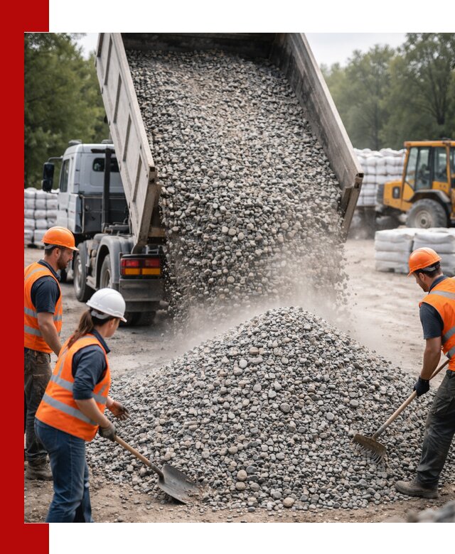 Доставка гравия и камня в Твери оптом и в розницу