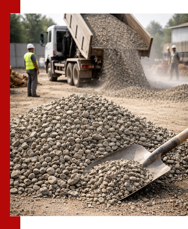 Доставка гравия фракции 20-40 в Твери с самосвалами