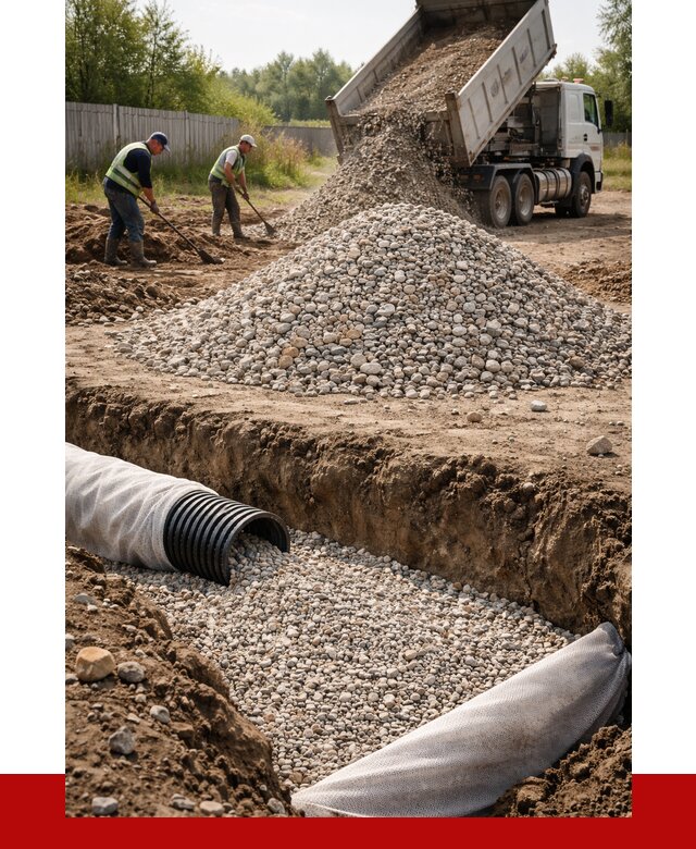 Гравий для дренажа в Твери от 2391 р., доставка ПРОНЕРУДТвр