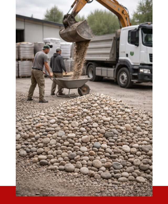 Галька декоративная в Твери от 3478 р. за куб | ПРОНЕРУДТвр