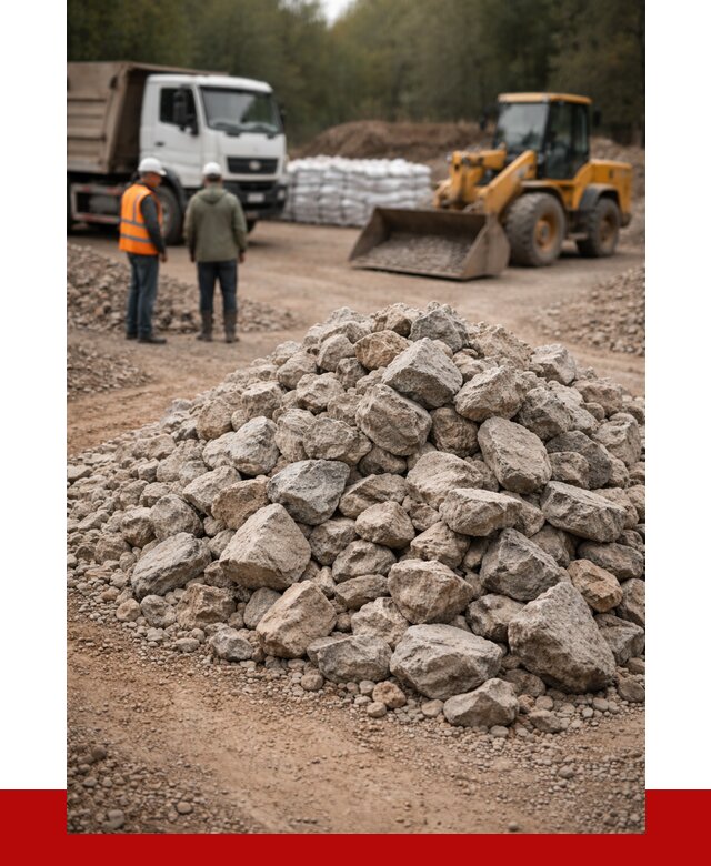 Купить бутовый камень с доставкой в Твери от 2500 р. | ПРОНЕРУДТвр