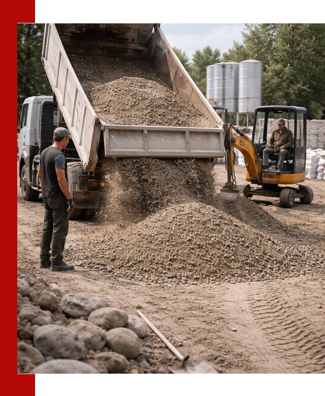 Доставка ПГС С3 в Твери самосвалами и миксерами