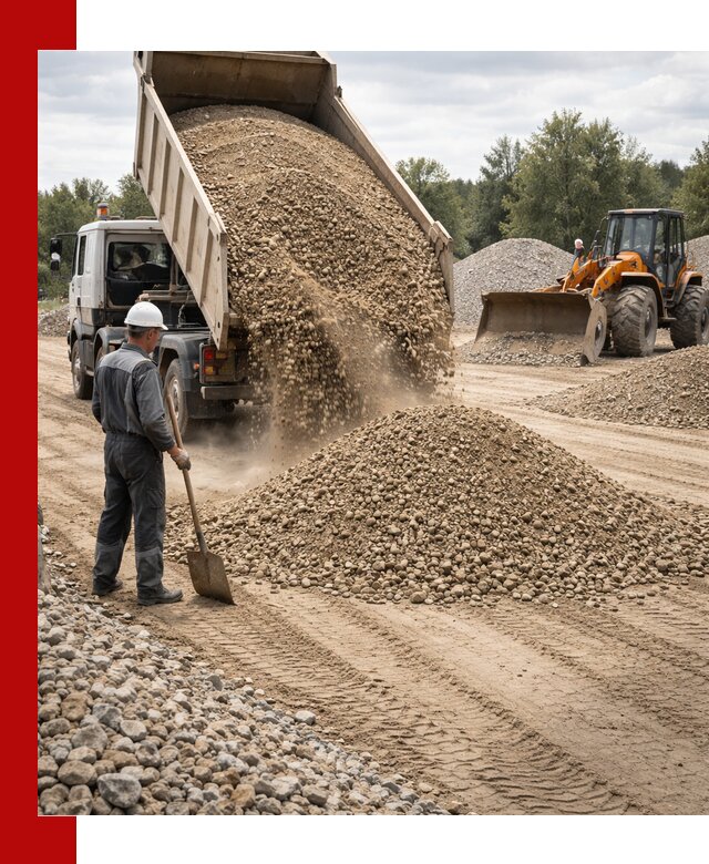 Доставка щпс С3 в Твери самосвалами и бортовыми грузовиками