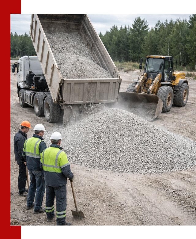Известняковый отсев 0-5 доставка в Твери быстро и выгодно