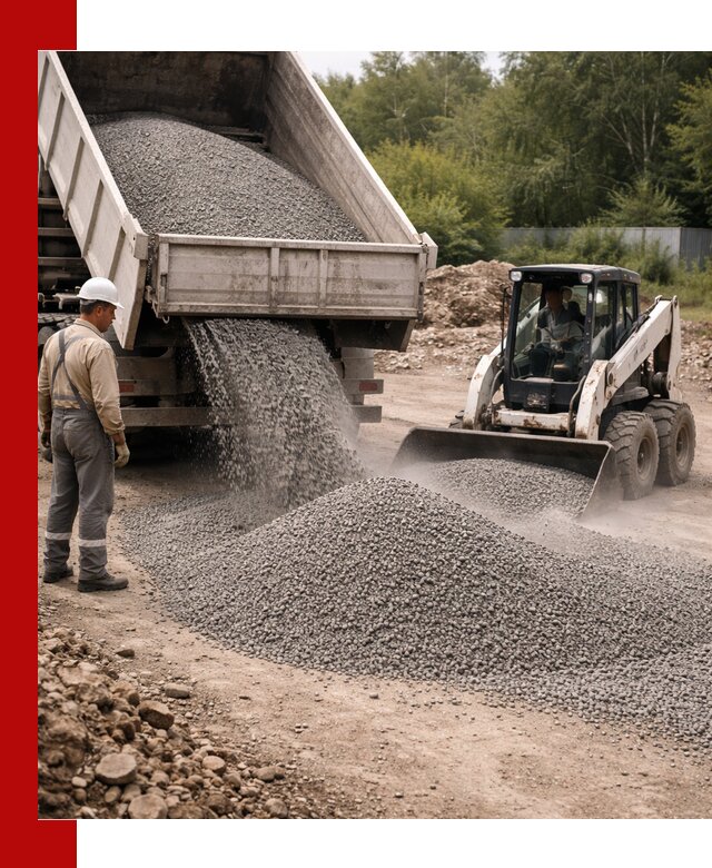 Доставка гравийного отсева 0-5 в Твери оптом и в розницу