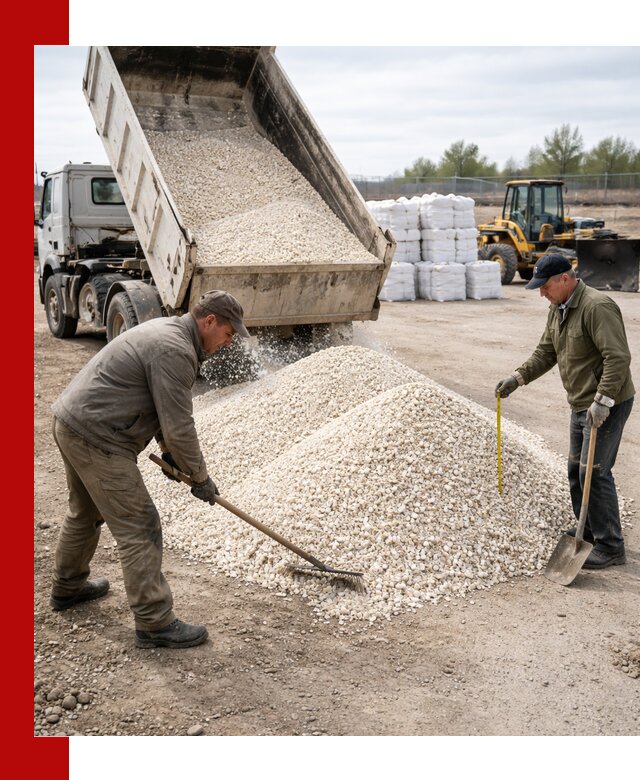 Мраморная крошка с доставкой и разгрузкой в Твери