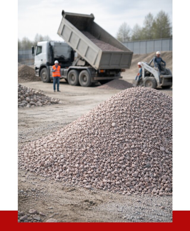 Крошка розовый гранит в Твери с доставкой от 5000 р. | ПРОНЕРУДТвр