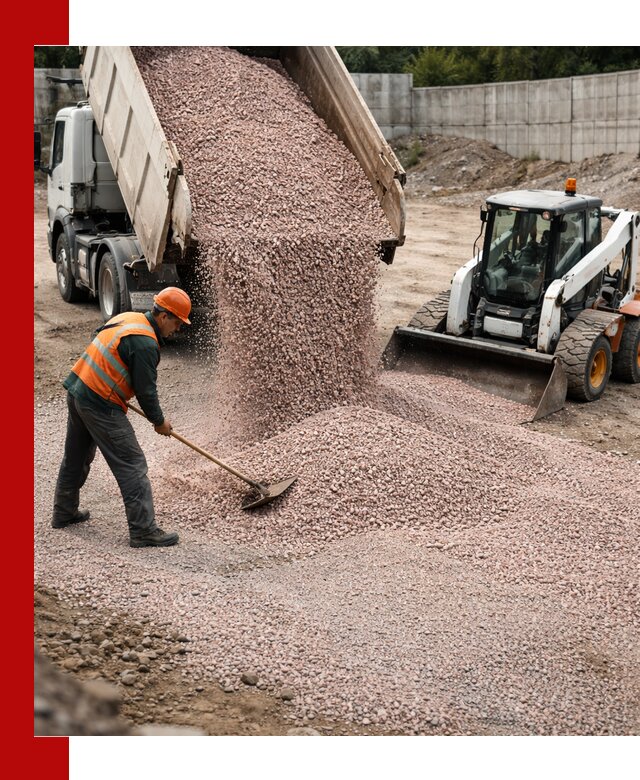 Крошка розовый гранит с доставкой в Твери от производителя