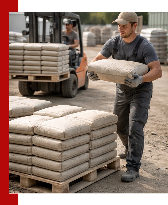 Доставка цемента в мешках оптом и в розницу в Твери