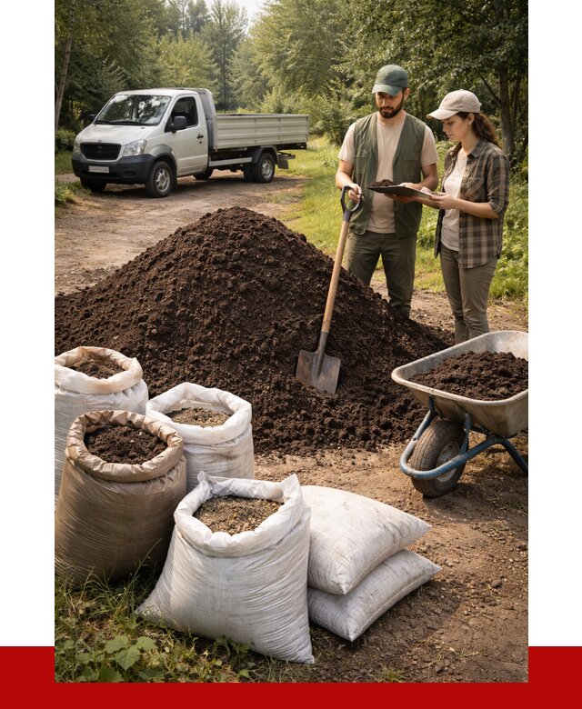 Купить грунт с доставкой в Твери от 4892 р. за м3 | ПРОНЕРУДТвр