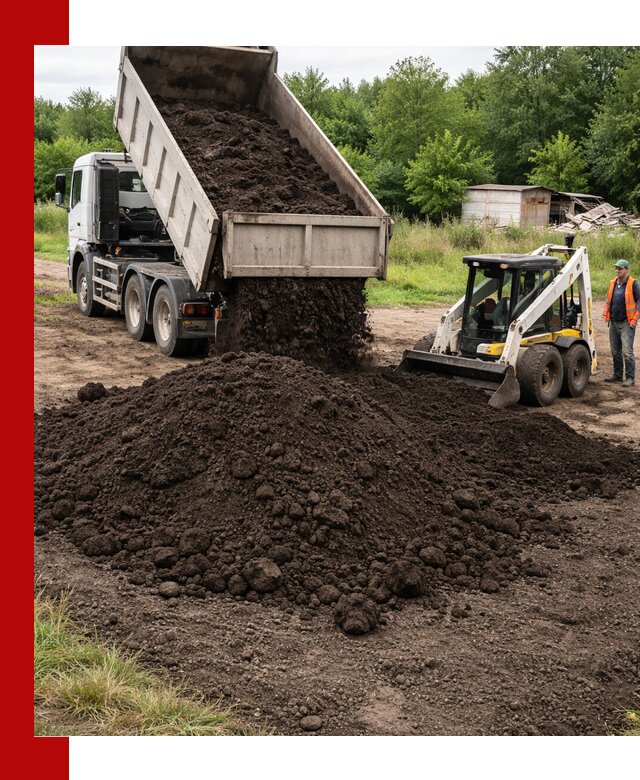 Поставка плодородной земли с доставкой самосвалом в Твери