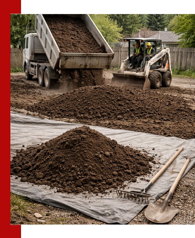 Грунт для отсыпки участка с доставкой в Твери