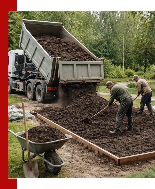 Доставка грунта для озеленения и благоустройства в Твери