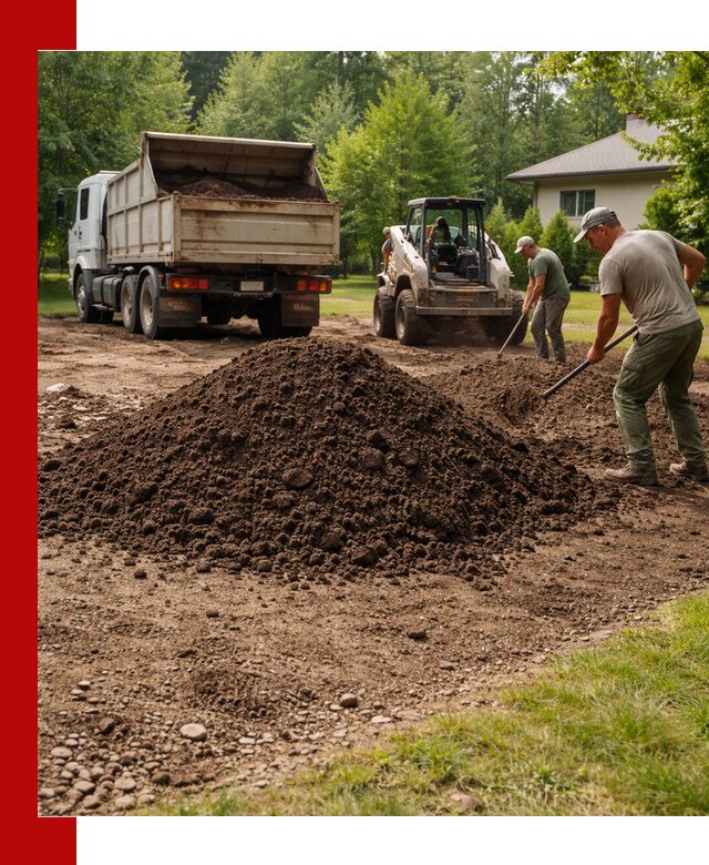 Доставка и укладка грунта для газона в Твери