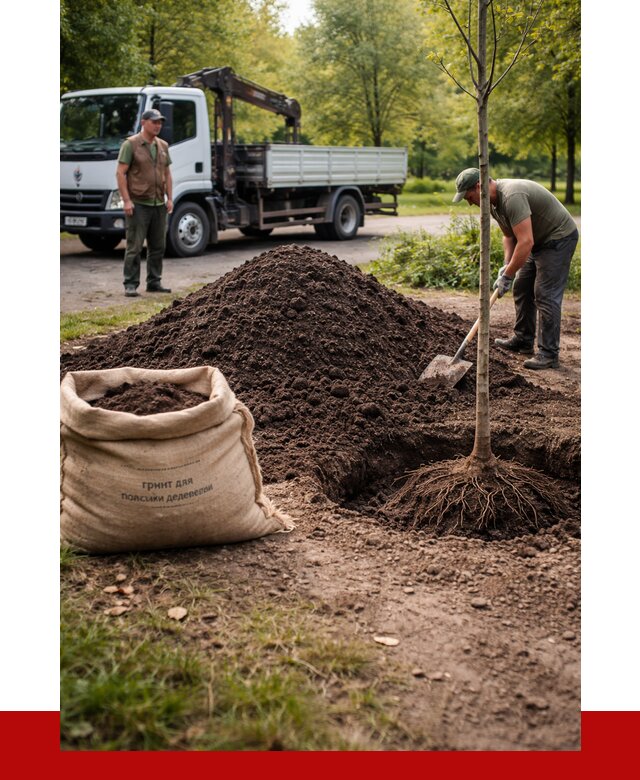 Грунт для посадки деревьев в Твери от 1304 р. | ПРОНЕРУДТвр