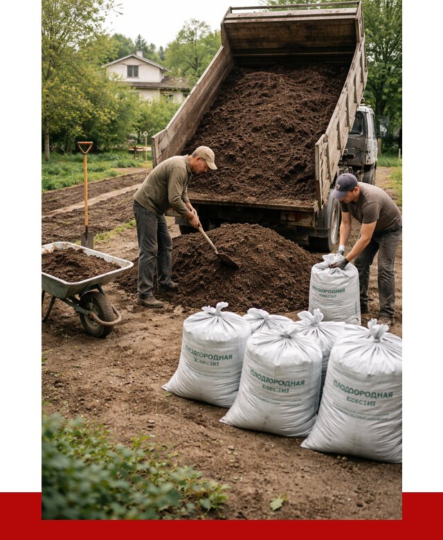 Плодородная смесь в Твери от 4565 р./куб с доставкой | ПРОНЕРУДТвр