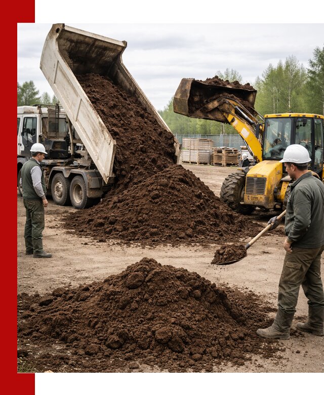 Доставка торфа оптом и в мешках в Твери